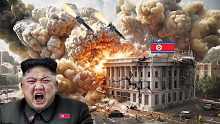 Huge Explosion in Pyongyang City 70 of North Koreas Largest City Destroyed by US Giant Missile [upl. by Behka]