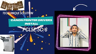 canon printer driver Windows 10 64bit PCL6 Printer Driver V21 85 [upl. by Eelac]