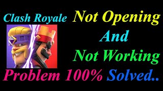 How to Fix Clash Royale App Not Opening  Loading  Not Working Problem in Android Phone [upl. by Paehpos]