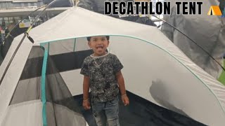 DecathlonThree person tent⛺💥Camping videodailyvlogsbommasandra [upl. by Iveson]