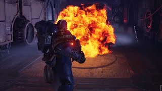 SPACE MARINE 2  PYREBLASTER Gameplay Flame Thrower [upl. by Lapham]