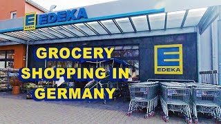 EDEKA Hallbergmoos  Grocery shopping in Germany NEW [upl. by Aivul101]