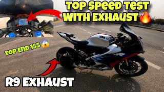 yamaha r15m top speed with exhaust 🔥 [upl. by Mitch]