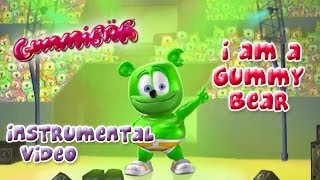 The Gummy Bear Song Instrumental With Lyrics  Gummibär The Gummy Bear [upl. by Carrol]