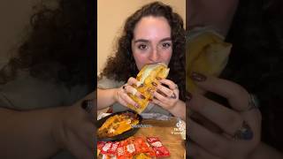 Epic Taco Bell Mukbang  Burrito  Crunchy amp Cheesy burrito Madness shorts mukbang [upl. by Deth]