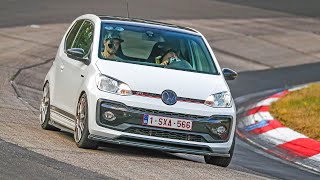 VW UP GTI CLUBSPORT  NURBURGRING REVIEW [upl. by Dinin267]