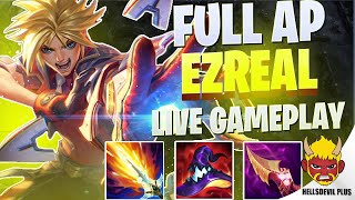 FULL AP EZREAL IS STILL BROKEN  Wild Rift HellsDevil Plus Gameplay [upl. by Rebeh]