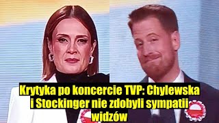 Kontrowersje po koncercie TVP Chylewska i Stockinger nie przypadli do gustu widzom [upl. by Llieno]