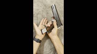 Firing snapcaps Dummy Rounds Springfield 1911 asmr gunasmr 1911pistol [upl. by Ahsirat]