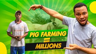 Young farmer who makes millions from pig farming [upl. by Suoivatra466]