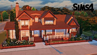 Large Suburban Family Home  THE SIMS 4 STOP MOTION  Brindleton Bay  Base Game  Cats amp Dogs [upl. by Ayyidas]