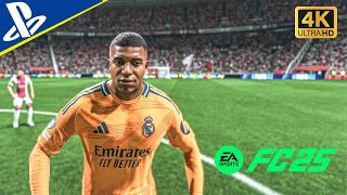 EA FC 25 PS5 Gameplay  Ajax vs Real Madrid  UEFA Champions League [upl. by Assenat]