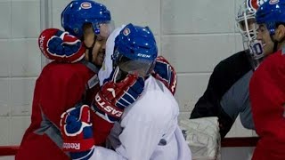 NHL Fights in Practice Compilation  HD [upl. by Vernen]