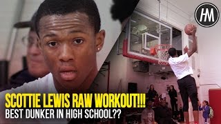 Scottie Lewis RAW WORKOUT FOOTAGE with DJ Sackmann [upl. by Notnel]