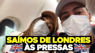 NOSSA VIAGEM DE ÚLTIMA HORA PARA O BRASIL LONDRES [upl. by Adiaj]