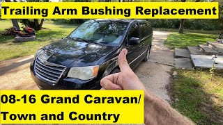 Rear Trailing Arm Bushing Chrysler Town and Country  Grand Caravan 08 09 10 11 12 13 14 15 16 [upl. by Eivol]