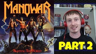 Manowar  Drums of Doom Holy War Master of Revenge amp Blackwind Fire and Steel  REACTION [upl. by Idnym]