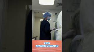 CSSD DECONTAMINATION AREA CSSDFAMILY [upl. by Broddy]