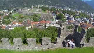 The three Medieval castles of Bellinzona [upl. by Chloe209]