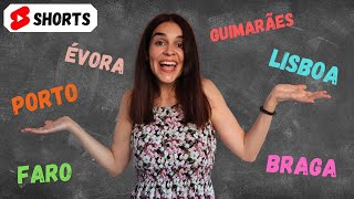 How to correctly pronounce the names of these Portuguese Cities shorts [upl. by Suoinuj]