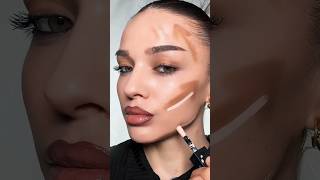 easy face contouring technique 😱 makeuphack shortsviral viralhacks short ytshorts [upl. by Beale]