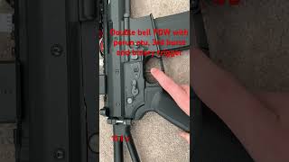 Double bell Airsoft M4 PDW AEG with perun v2 ETU binary 3rd burst [upl. by Varden]