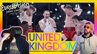 CANADIANS REACT TO Eurovision 2024  United Kingdom 🇬🇧 [upl. by Eidoc]