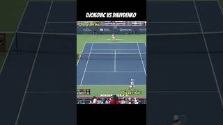 Rally tennis Djokovic vs Davydenko sport increíble juego 🎾 [upl. by Whatley]