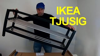 Timelapse  IKEA Shoe Rack Tjusig Assembly [upl. by Potash]