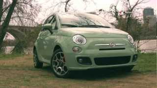 2012 Fiat 500 Test Drive amp Car Review with Emme Hall by RoadflyTV [upl. by Kania]