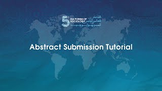 ISAforum25 Abstract Submission Tutorial [upl. by Hillier391]