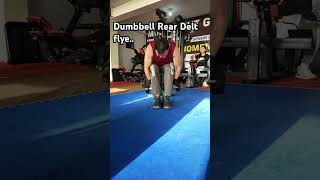 How to do rear delt shoulder Workout 🏋️👈👉Rear Delt Exercise 👍 Dumbbell Rear Delt Flye🏋️ [upl. by Jo-Anne369]