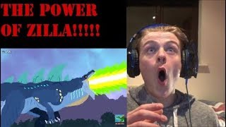 Godzilla vs Zilla Jr  The Final Battle part 23  DinoMania  Godzilla cartoons Reaction [upl. by Tirma]