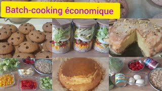 Batchcooking meal prep petit budgetOrganisation des repas et goûter [upl. by Vidovic40]