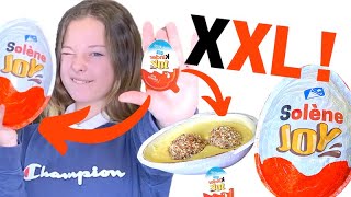 JE FAIS UN KINDER JOY XXL Giant Kinder Joy [upl. by Marshal]