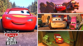 Best of Lightning McQueens Funniest Moments  Cars on the Road  Pixar Cars [upl. by Aleta642]