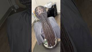 Retwisting and Styling long locs 🔥longlocs locstyles locstylist locs [upl. by Yajiv]