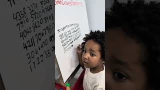 My Two Year Old Math Genius Knows 300 Digits of Pi [upl. by Olnton]