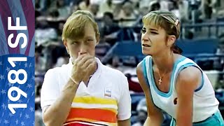 Martina Navratilova vs Chris Evert Highlights  1981 US Open Semifinal [upl. by Calle950]