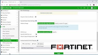 Fortinet How to Setup SSLVPN to Remotely Connect to a FortiGate firewall [upl. by Enirtak181]