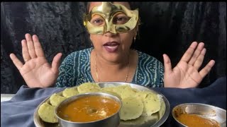 MUKBANG ASMR Spicy Idli Saambar With Chutni Let’s Eat With Me SM Spicy South Indian Food [upl. by Keppel]