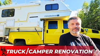 Securing Our Camper to a MONSTER TRUCK Kodiak C4500 Modifications [upl. by Milks528]