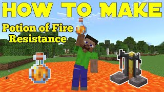 Minecraft Guide How To Make Fire Resistance Potion [upl. by Akcimat611]