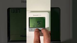 Honeywell T4 T6 thermostat installer setup 霍尼韦尔温控器T4和T6如何进入安装设置￼？ [upl. by Nich]