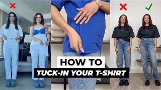 How to Tuckin a TSHIRT  5 WAYS Compilation [upl. by Jeffers544]