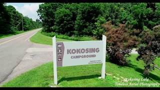 The Kokosing Lake Wildlife Area Aerial 4K Tour [upl. by Romano]