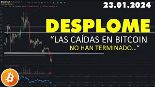 Bitcoin se desploma tras romper los 41000 ¿Quedan caídas [upl. by Gnok167]