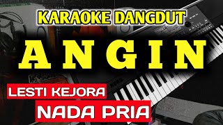 LESTI ANGIN KARAOKE Nada Pria  DANGDUT SLOW [upl. by Akin521]