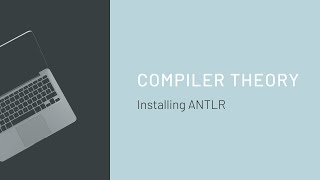 Installing ANTLR4 [upl. by Asatan]