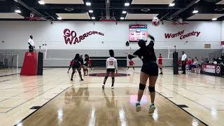 Woodlawn High School Volleyball vs Lansdowne High School 92724 [upl. by Atiroc382]